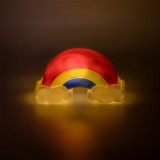 Lampa Veghe, Model Curcubeu, Dimensiuni 13.5x5x7cm, Multicolor, Plastic, Baterii Incluse