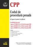 Codul de procedura penala si Legea de punere in aplicare. Editia a 10-a actualizata la 5 ianuarie 2021 - Petrut Ciobanu