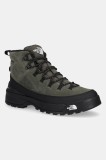 The North Face pantofi de piele &icirc;ntoarsă TNF x 30th Years HMLYN culoarea verde, NF0A83NJBQW1