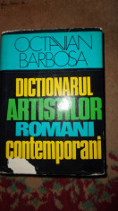 Dictionarul artistilor romani contemporani an 1976/535pag- Barbosa foto