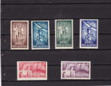 ROMANIA 1948 LP 249 O.S.P. DANTELAT SI NEDANTELAT SERIE MNH, Nestampilat