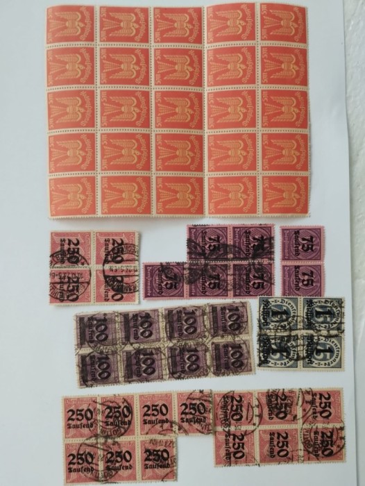 timbre din perioada Reichului