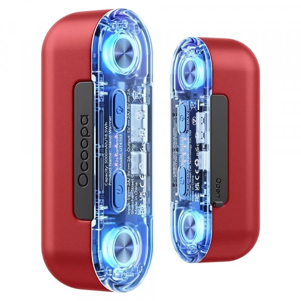 Incalzitor Maini Ocoopa UT2s GamerPro, Rosu
