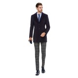 Palton barbati casmir business bleumarin B157