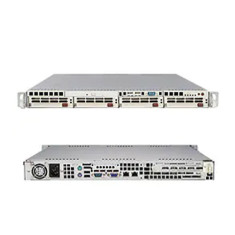Server SuperMicro 5015M-MT, Intel 2 Core Xeon 5130 2.0 GHz, 2 GB DDR2, 4 x 160 GB HDD SATA, DVD-ROM, 6 Luni Garantie foto