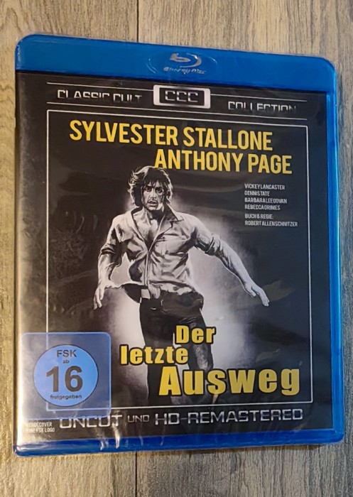 Film bluray Rebel No Place to Hide 1973 Sylvester Stallone primul rol principal Nou sigilat