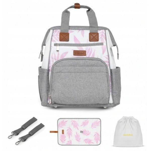 Rucsac multifunctional mamici Astrid, Skiddou, Keep pink, Roz