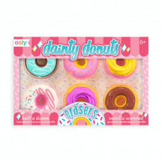 Radiere parfumate Dainty Donuts - Set de 6