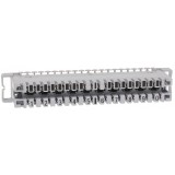 Regleta Telefonica, GREENOVIVE&reg;, LSA Krone, Fara Separatie, pentru 10 Perechi LSA IDC, cu 10 Perechi in Sistem IDC, fara Deconectare, Gri