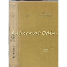 Dictionar De Matematici Generale - Caius Iacob
