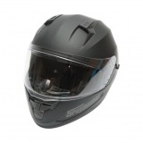 Casca moto integrala negru mat cu viziera transparenta si ochelari de soare, marimea L Arcane II