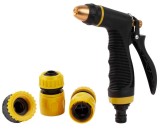 Set de udare gradina Strend Pro cu pistol, 2 conectori si adaptor