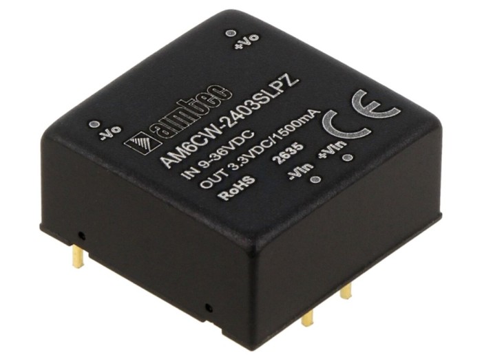 Convertor DC/DC 6W 3,3V 1,5A