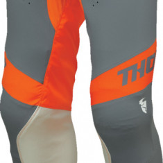 Pantaloni atv/cross Thor Prime Analog, culoare gri/portocaliu, marime 36 Cod Produs: MX_NEW 290111106PE