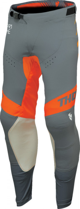 Pantaloni atv/cross Thor Prime Analog, culoare gri/portocaliu, marime 28 Cod Produs: MX_NEW 290111099PE