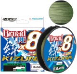 Fir Textil Owner Kizuna X8 Broad, 5.40kg, 0.12mm, Green In Dark, 135m