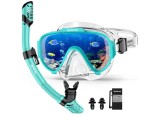 Set scufundari Arlierss, masca panoramica + tub snorkeling - RESIGILAT