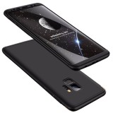 Cumpara ieftin Husa Samsung Galaxy S9 Plus Flippy&reg; 3 in 1 Negru Ultra-subtire Carcasa Protectie Plastic