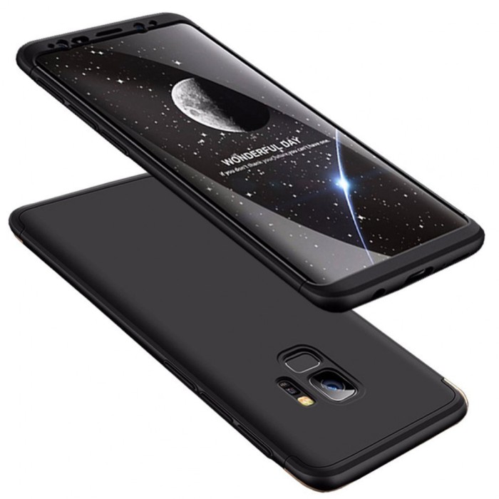 Husa Samsung Galaxy S9 Plus Flippy&reg; Ultra-subtire 3 in 1 Negru
