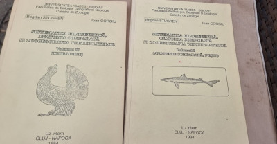 Sistematica filogenetica, anatomia comparata si zoogeografia vertebratelor - Bogdan Stugren vol.II si III foto