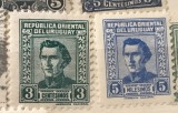 Timbre America Interbelica TMB1AMC Uruguai - set/lot/serie 2