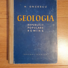 N. Oncescu - Geologia Republicii Populare Romane