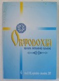 ORTODOXIA , REVISTA PATRIARHIEI ROMANE , ANUL LVIII , SEPTEMBRIE - DECEMBRIE , 2007