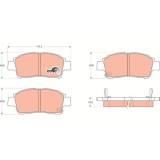 TRW set placute frana, frana disc Cotec