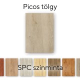 Mostra Pardoseala SPC Stejar Leziter Picos, 30x18cm, Vinil, Maro, Material Constructii Parchet