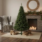 Cumpara ieftin Brad Artificial Premium Verde Natural 150cm ProCart - Brad Craciun Realist cu Suport Inclus