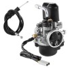 Carburator Scuter Piaggio Typhoon 80cc 2T, 17mm, Soc Electric, Compatibil Aprilia, Gilera, Vespa, Italjet, Derbi