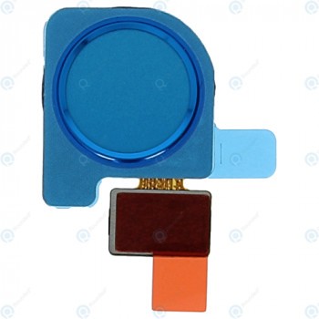 Huawei P30 Lite (MAR-LX1A MAR-L21A) P30 Lite New Edition (MAR-L21BX) Senzor de amprentă albastru păun 02352PVP foto