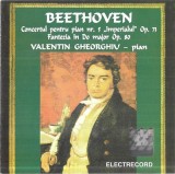 Ludwig van Beethoven Pian Valentin Gheorghiu - Concertul Pentru Pian Nr. 5 &bdquo;Imperialul&rdquo; Op. 73 / Fantezia &Icirc;n Do Major Op. 80, CD