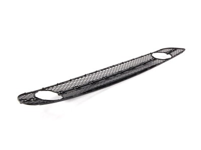 Grila bara fata VW Beetle (1C/9C/1Y), 01.1998-05.2005, 1C0807681C01C, 950127-1 cu locas pentru proiectoare, neagra foto