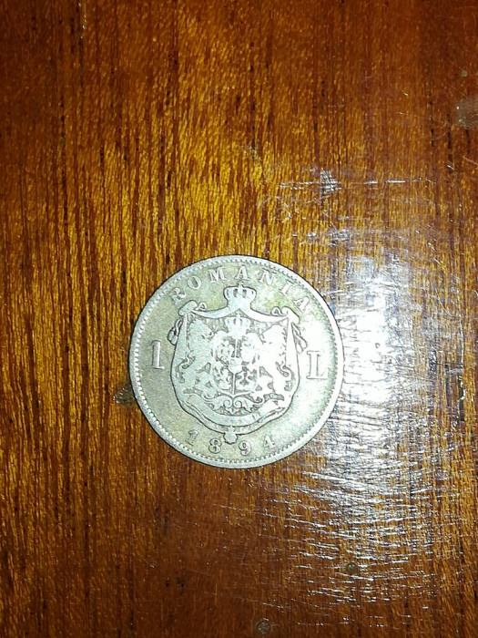 1 leu 1894 argint