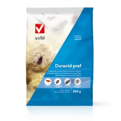 Duracid praf insecticid impotriva paduchilor de gaina foto