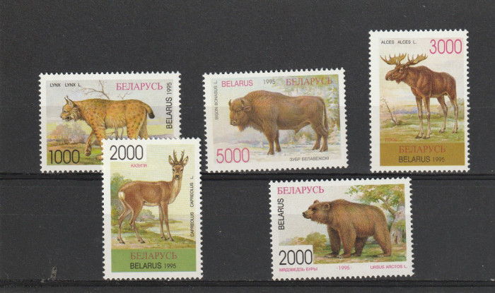 Fauna ,animale salbatice 1995 , Belarus.