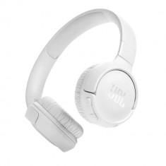 Casti audio On-Ear JBL Tune 520BT, Bluetooth, Asistent vocal, Pure Bass, Autonomie 57 ore, Alb