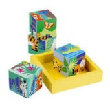 Puzzle 4 piese - Animale din jungla | Orange Tree Toys