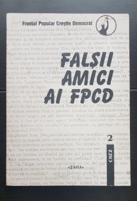 Falșii amici ai FPCD - FRONTUL POPULAR CREȘTIN DEMOCRAT foto
