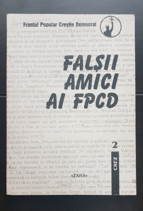 Falșii amici ai FPCD - FRONTUL POPULAR CREȘTIN DEMOCRAT
