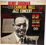 Benny Goodman &lrm;&ndash; The Famous 1938 Carnegie Hall Jazz Concert Vol.1 VG/VG jazz