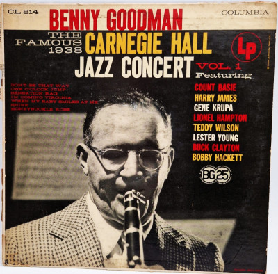 Benny Goodman &amp;lrm;&amp;ndash; The Famous 1938 Carnegie Hall Jazz Concert Vol.1 VG/VG jazz foto