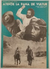Atentie la Pana de vultur afis / poster de film cinema vintage original 68/48 cm foto