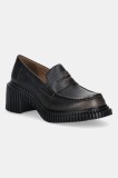 Camper pantofi de piele Pix London culoarea maro, cu toc drept, K201811-004