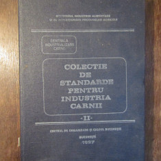 Colecție de standarde pentru industria cărnii (vol.II)