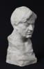 George Enescu - compozitor si violonist / bust vechi din ipsos realizat de un sculptor roman - semnat indescifrabil, Europa