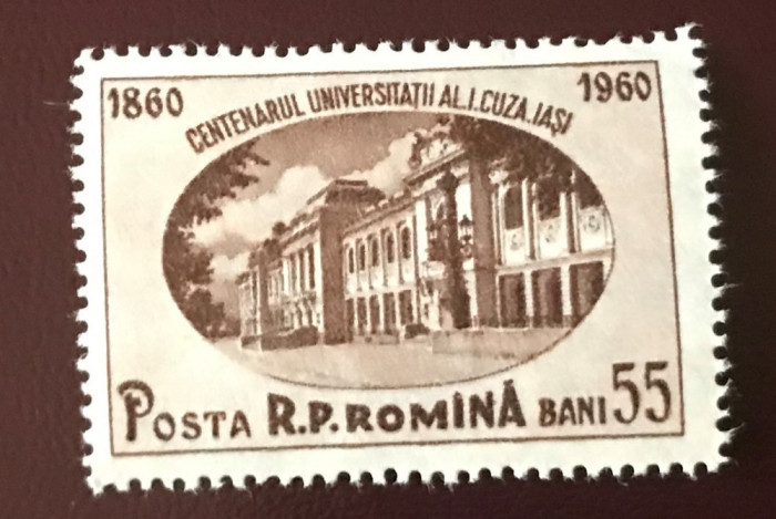 Romania(1959) LP 486 Centenarul Universitatii Al. I. Cuza, Iasi