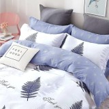 Lenjerie de pat Percalle,pat dublu, 6 piese, cearceaf pat clasic 240cm x 260cm, cearceaf pilota 200cm x 230cm, 2 fete perna 50 x 70,2 fete perna 70 x