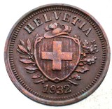 1.282 ELVETIA 1 RAPPEN 1932 B